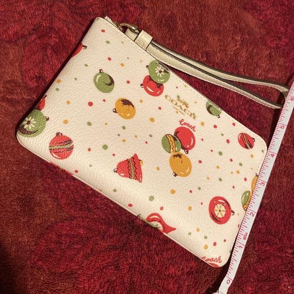 Coach Ornament Zip Corner Wristlet - Picture 7 of 8
